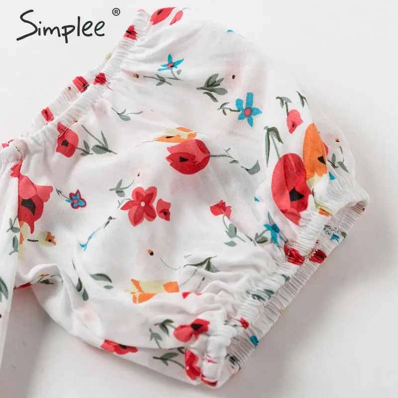 Simplee длинное женское платье с открытыми плечами и цветочным принтом эластичное