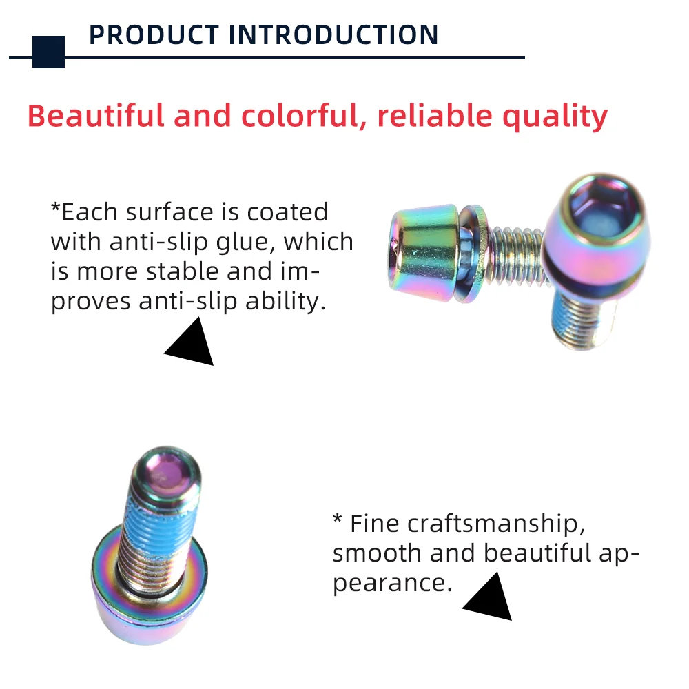 6 шт. тормозной зажим TANKE винт M6 * 18 для велосипеда горного болт Baliper с Basher Bcrew