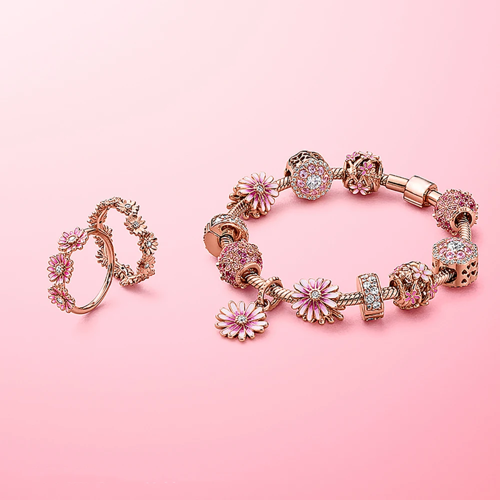 Женский браслет из серебра 925 пробы с замком