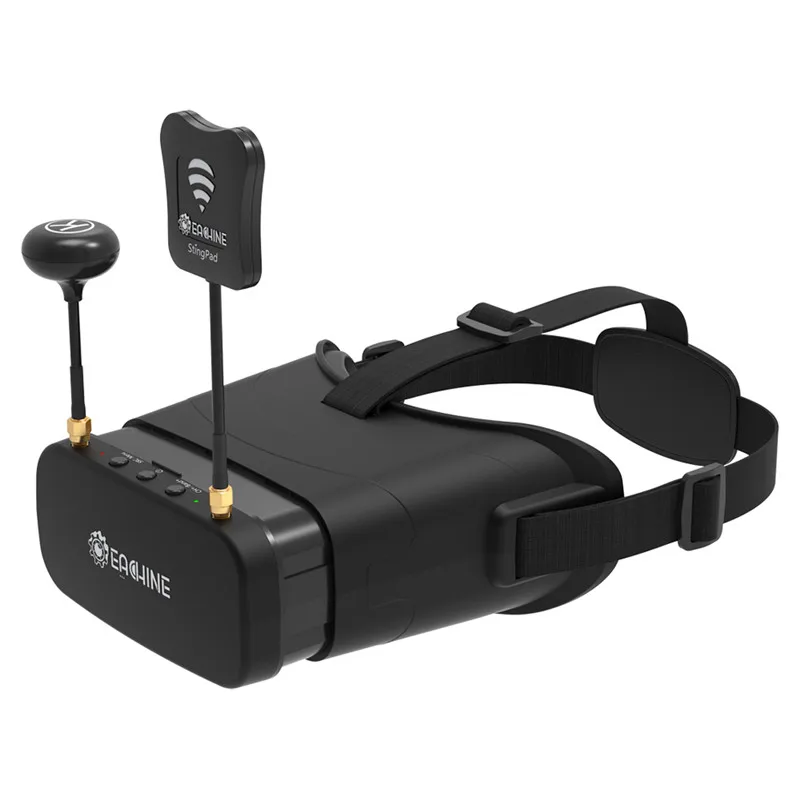 Eachine-gafas varifocales de 5,8G con DVR en HD y FPV, visor varifocal de 40 canales y 5,8 G, FPV, DVR en HD, v&iacute;deo de 900x600 de 3 pulgadas, auriculares con bater&iacute;a incorporada-1