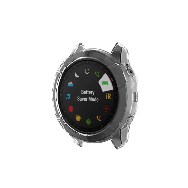 Умные часы для Garmin Fenix6X защитный чехол Защитный напульсник прозрачный