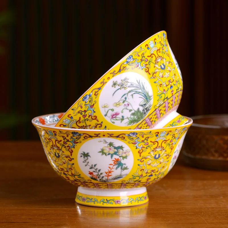 5/6/8 дюймов Цзиндэчжэнь пастельные керамические костяные фарфоровые рисовые чаши