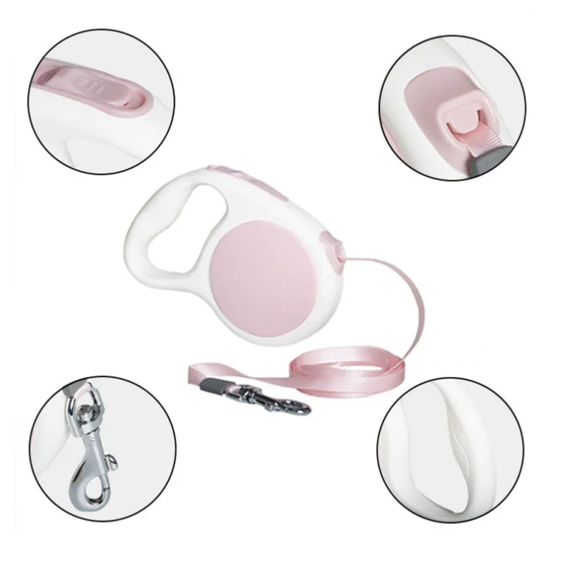 3 м ПЭТ Поводок для собак с высокой плотностью прочная лямки эргономичный дизайн