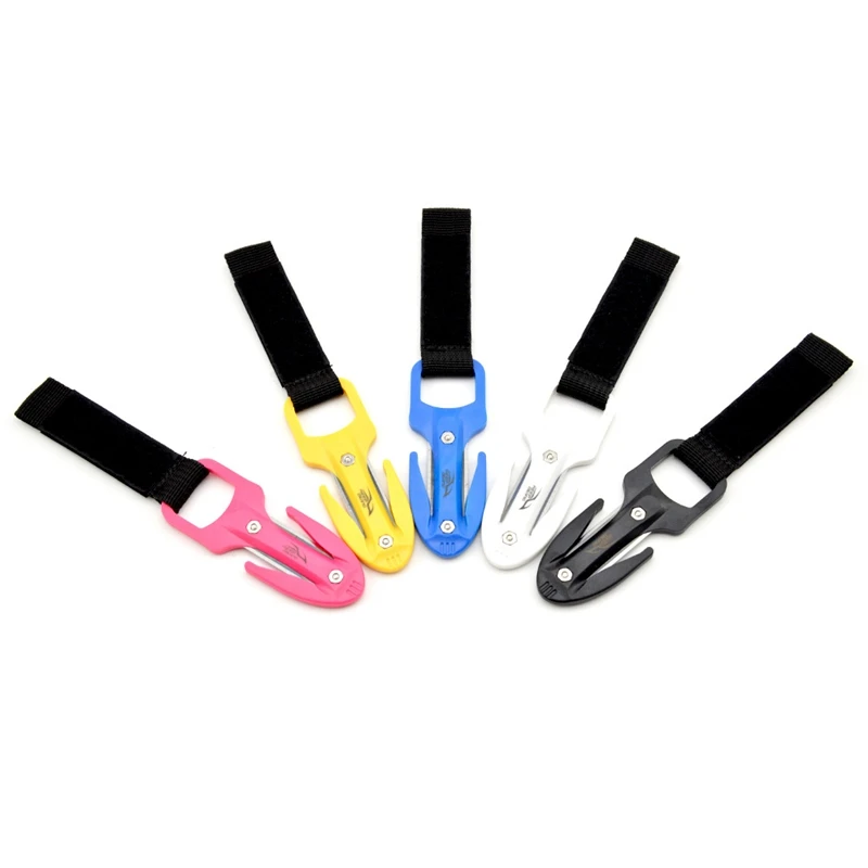 Нож для погружения с аквалангом двухсторонний резак веревкой сетчатый трос