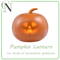 halloween flash talking singing animated led pumpkin projection lamp for home party lantern house decorations props