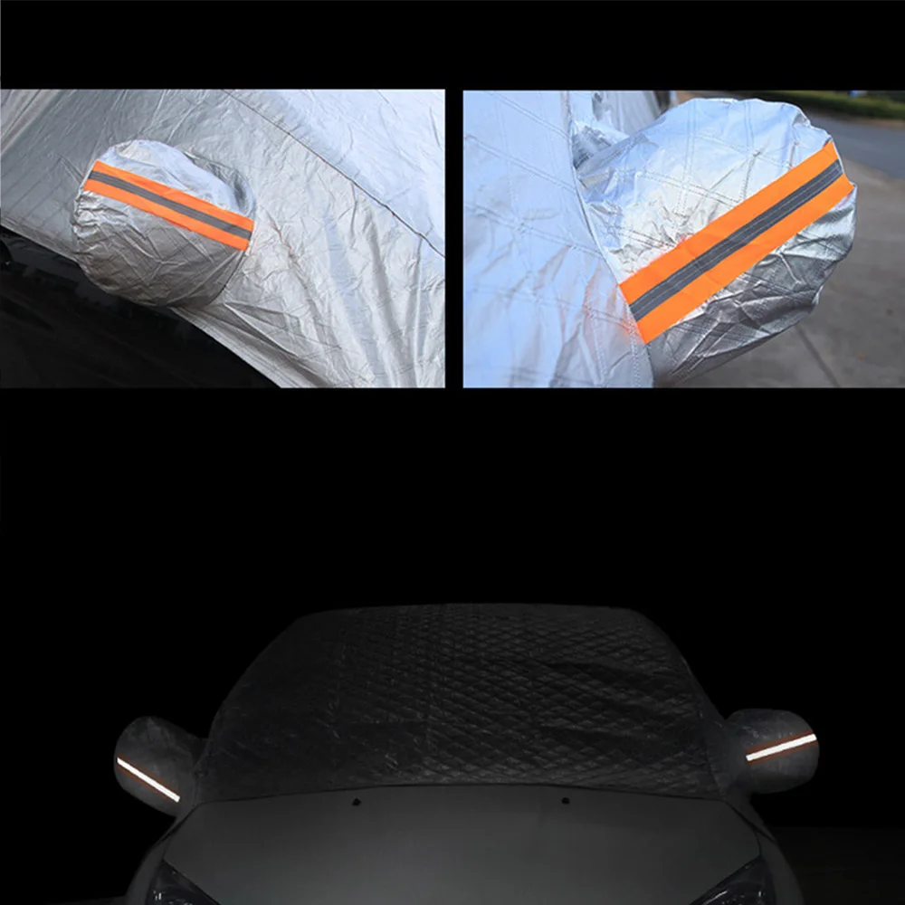 

Universal Car Covers Windshield Dust Protectors Front Glass Winter Snow Block Shade Cover Snow Frost Protectors Car Styling