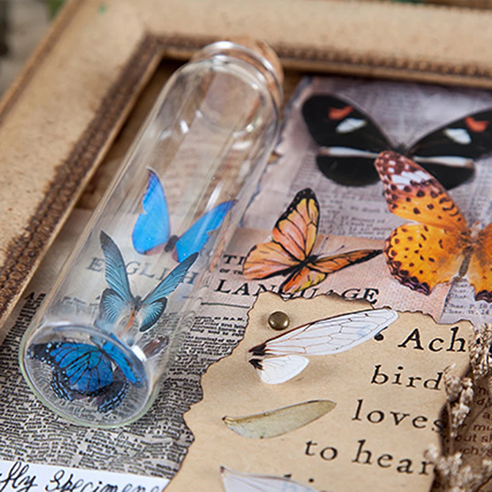 40 шт./компл. Домашние животные 3d бабочки настенный Декор милые настенные наклейки