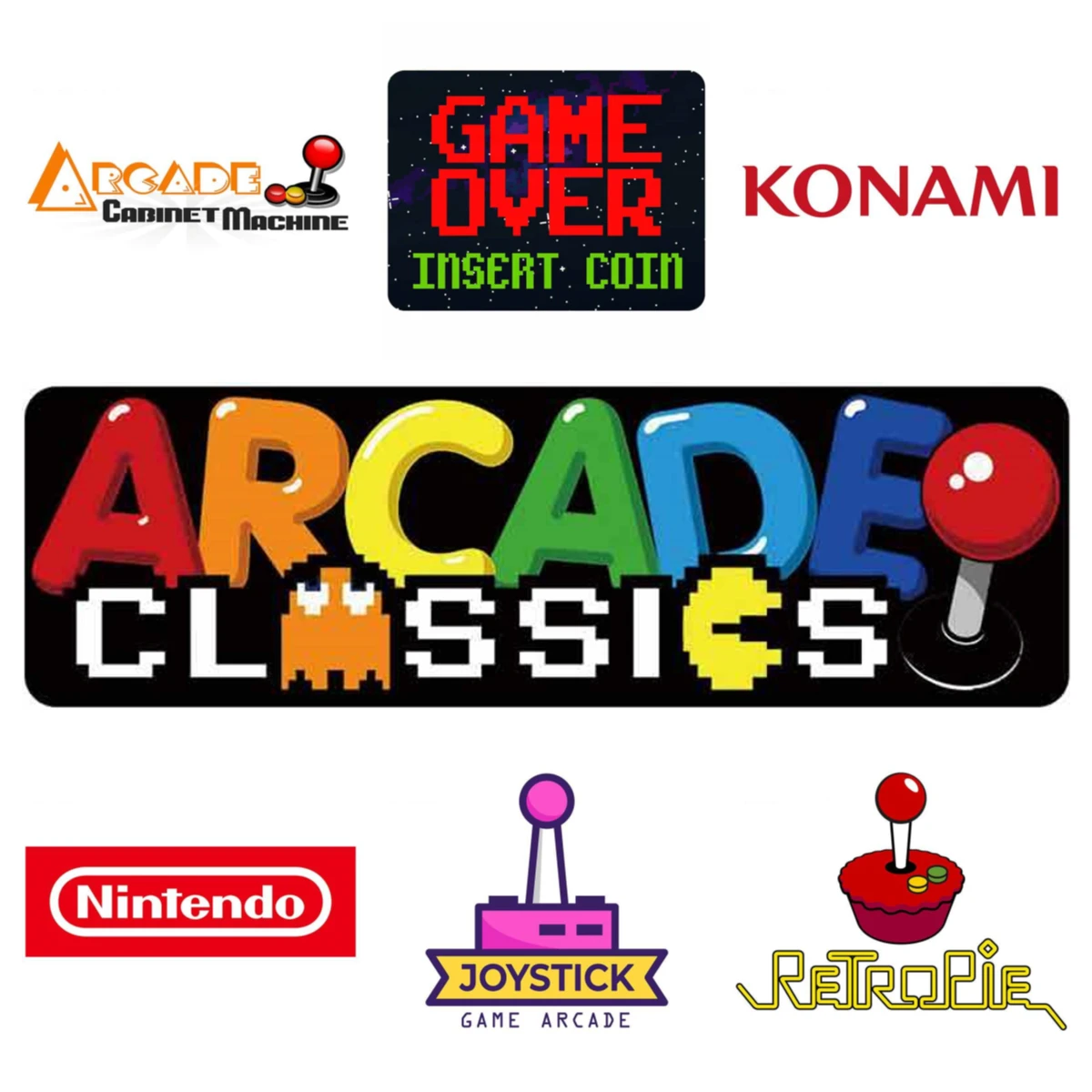 

FM Tag Prodotto Arcade Cabinet Machine DIY Car Stickers Waterproof PVC Decoration Decals