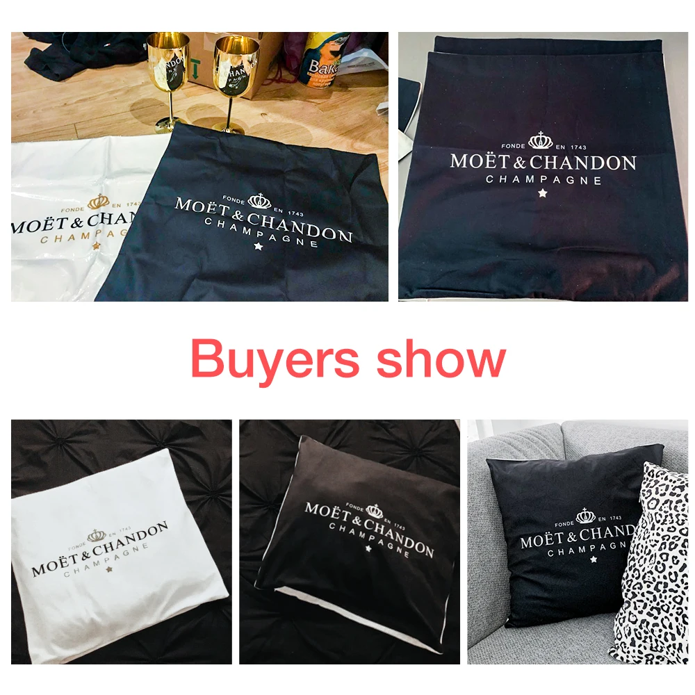 наволочки декоративные Черно белый чехол для подушки Хлопковый сделанный из