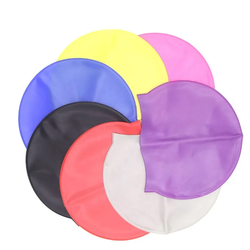 Высокоэластичная силиконовая 3D эластичная шапочка для плавания мужчин и женщин