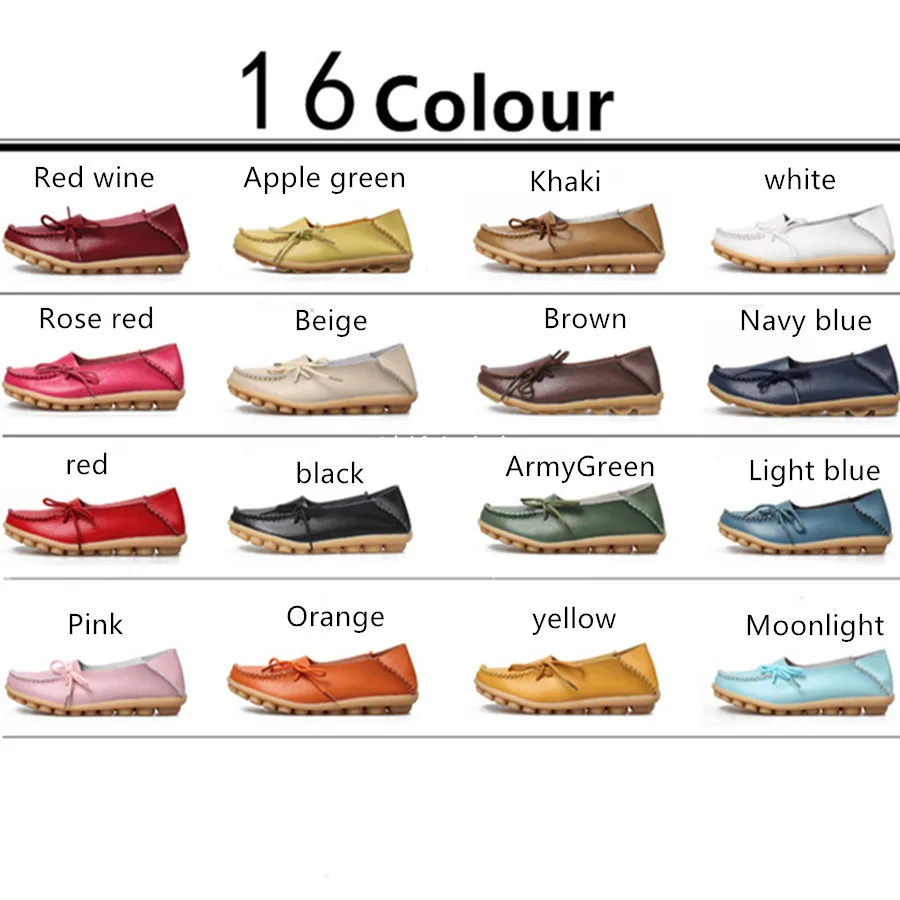 2017 casual leather breathable round head mother shoes anti-skid beef tendon bottom shallow mouth nurse | Обувь