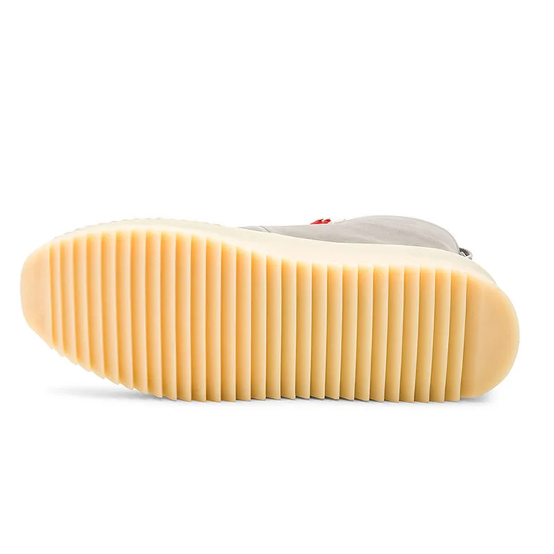 

New Mens High-Top Genuine Leather Casual Shoes Breathable Round Toe Thick Bottom Height Increasing Cowhide Active Shoes