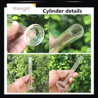 500ml 1pcpack profession glass graduated cylinder with ground in stopper lab spout measure chemistry measure tool