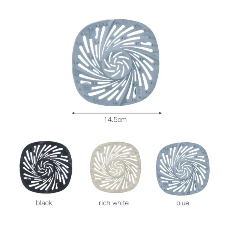 

Anti-blocking Floor Drain Cover Filter Non-slip Suction-Type Drain Hair Stoppers Cover Handle Design Sewer Anti-Clogging Filters