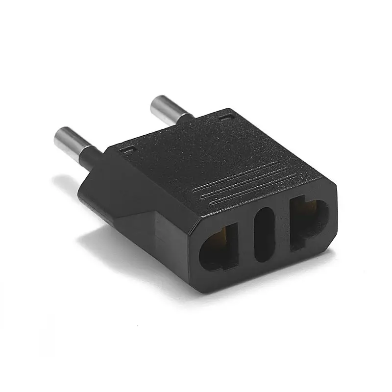 2 pcs EU Plug Adapter AU Australian American US To Euro Travel Type C Electric Converter Power Sockets Outlet|eu plug|eu us plugus eu plug |
