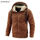 Новинка Осень-зима 2021, мужская спортивная флисовая куртка, Мужская повседневная утепленная теплая зимняя куртка из овечьей шерсти, мужская куртка