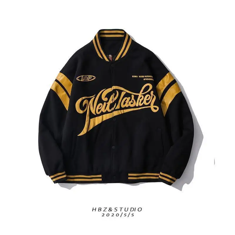 

Baseball uniform jacket men's 2021 new spring jacket casual sports Japanese college wind jacket jacket coat