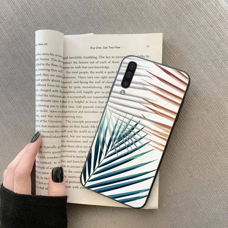 

Vintage flower banana leaf Phone Case For Samsung galaxy S 7 8 9 10 20 edge A 6 10 20 30 50 51 70 note 10 plus Cover Funda Shell