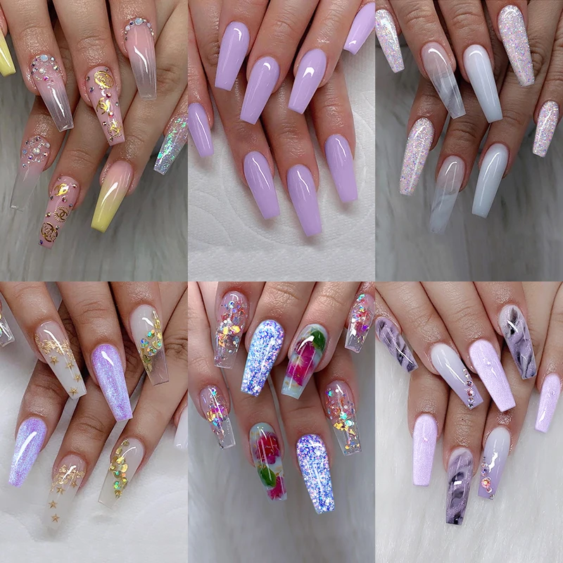 Saviland цветной полигель для наращивания ногтей блестящий акриловый гель УФ