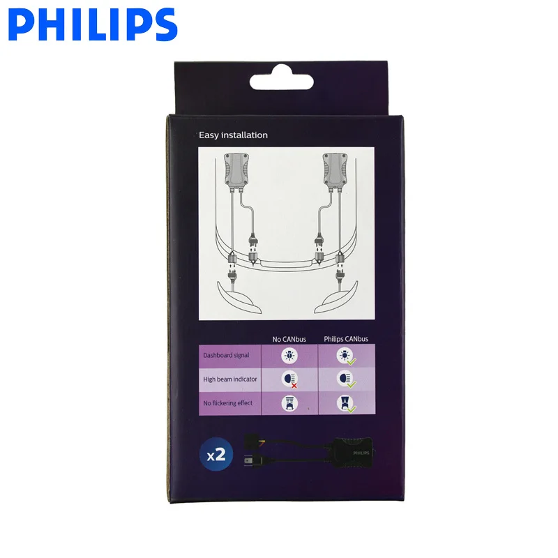Philips светодиодный Canbus адаптер предупреждающий об отключении для H4 фар без ошибок