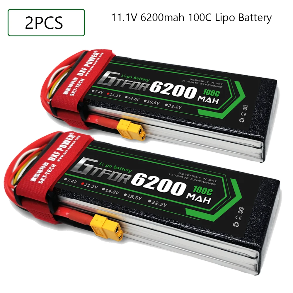 GTFDR 3S 11 1 V 6200mah 100C 200C Lipo батарея XT60 T Deans XT90 EC5 для FPV Дрон самолет автомобиль гоночный