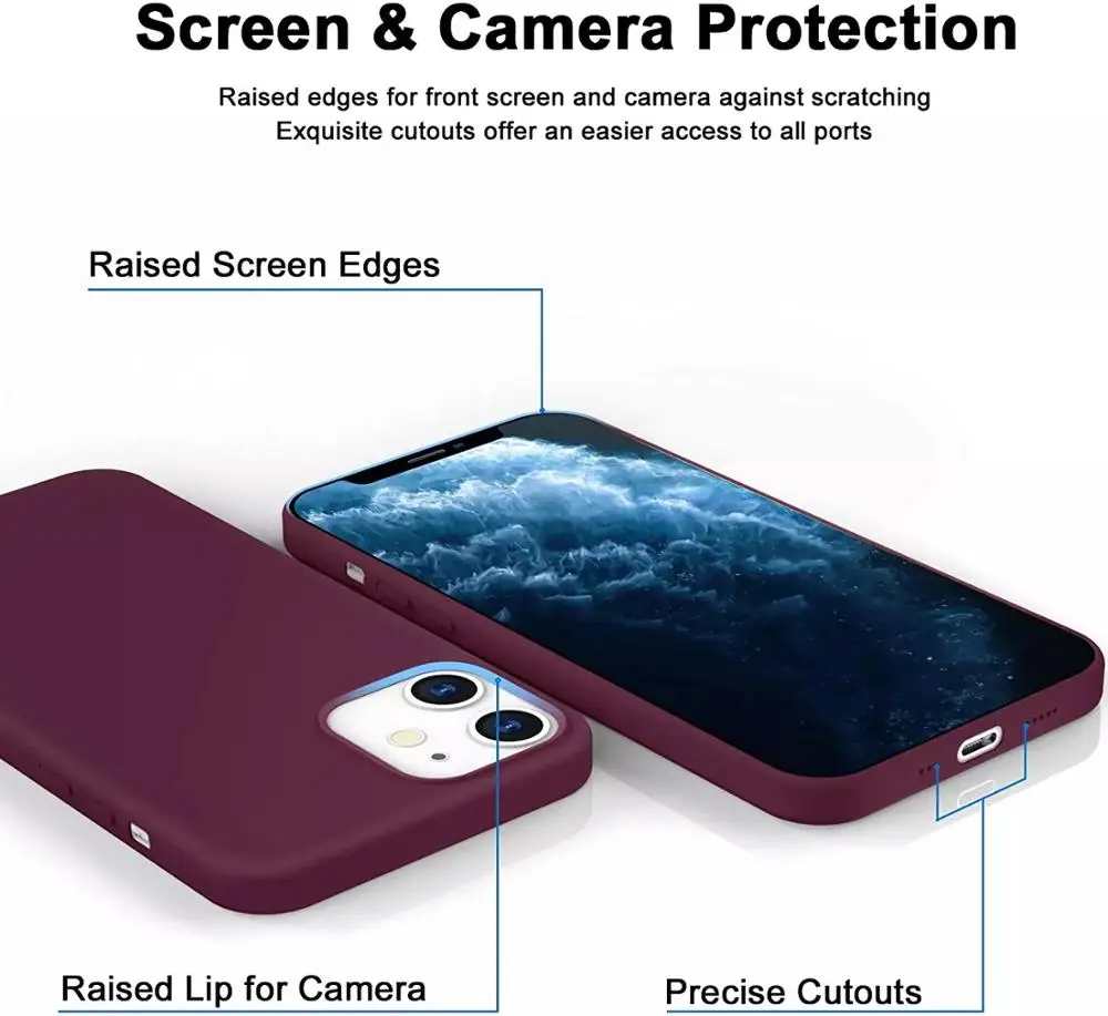 

Suitable For Magsafe Super Cost Effective Suit Magnetic Liquid Silicone Case + Wallet for iPhone 12 Pro Max Mini