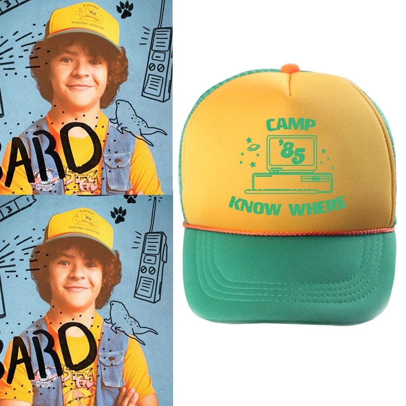 Головной убор Дастин для косплея ТВ очень странные дела реквизит Кепка-тракер