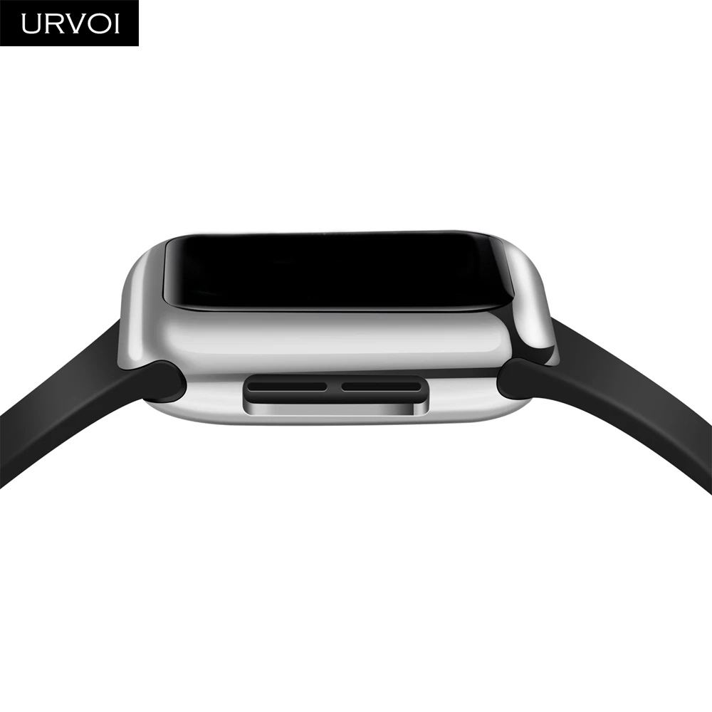 URVOI чехол из ТПУ для apple watch 4 чехол бампер для iwatch 40 мм 44 мм Гальваническая рама протектор экрана