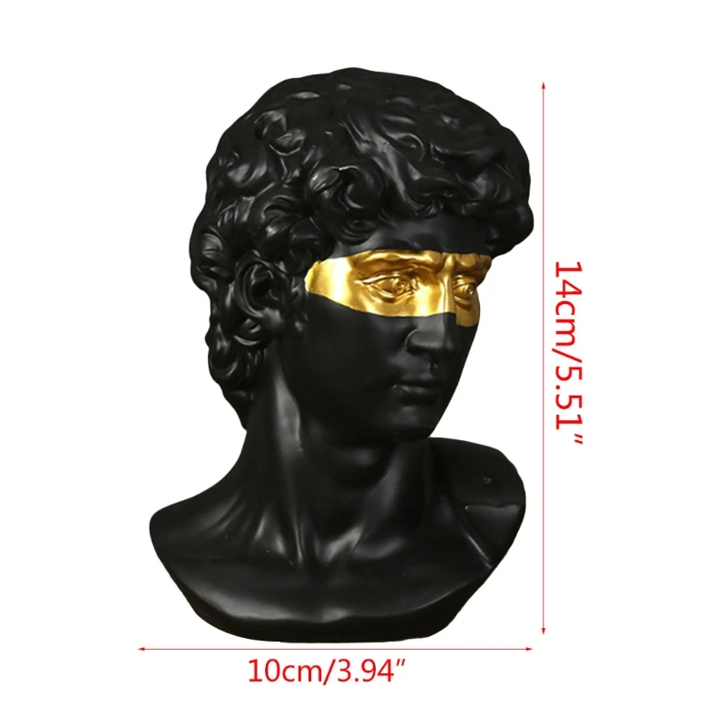 Эскизная модель повязка на глаза статуя Давида из смолы настольные украшения