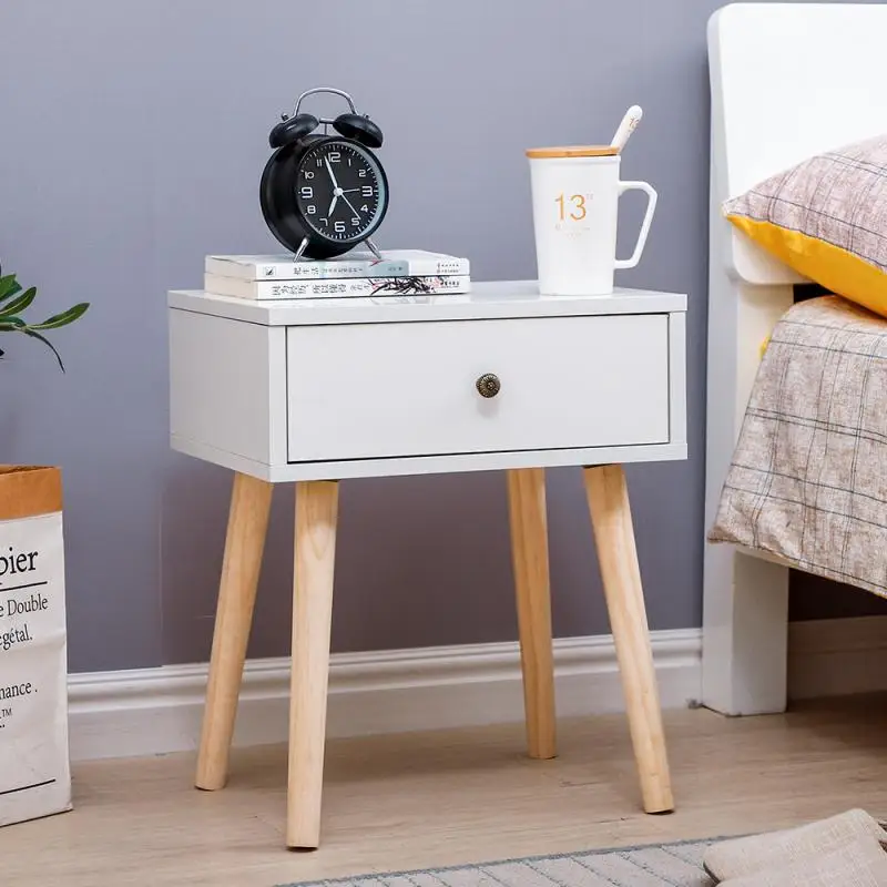 

40*30*50CM Nordic Simple Bedside Table Black HWC