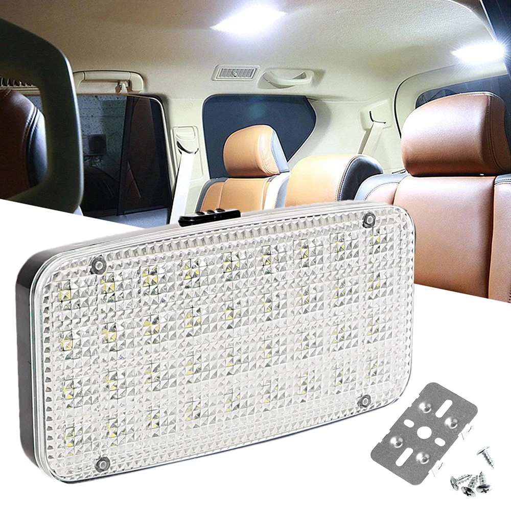 

36 LED Car Interior Lights 12V White Bar Lamp Roof Dome Light Boat Caravan Reading Light Indoor Ceiling Lamp Auto Roof