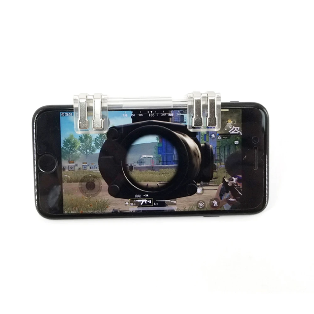 Игровой триггер шутер контроллер для PUBG для iPhone Android IOS пожарная Кнопка Джойстик для iPhone 11 Pro Max huawei P30 Pro
