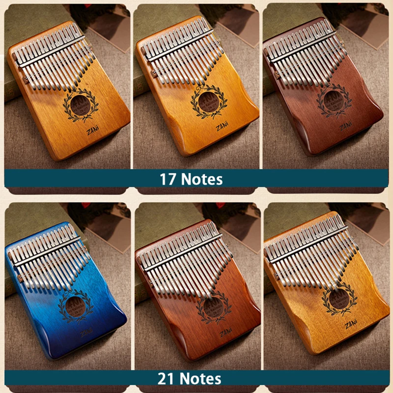 

Kalimba 17 key 21keys Wooden Thumb Piano Music Toys Kid's Learn Music Fingers Piano To Give Kid's Musical Instruments Toys Gift