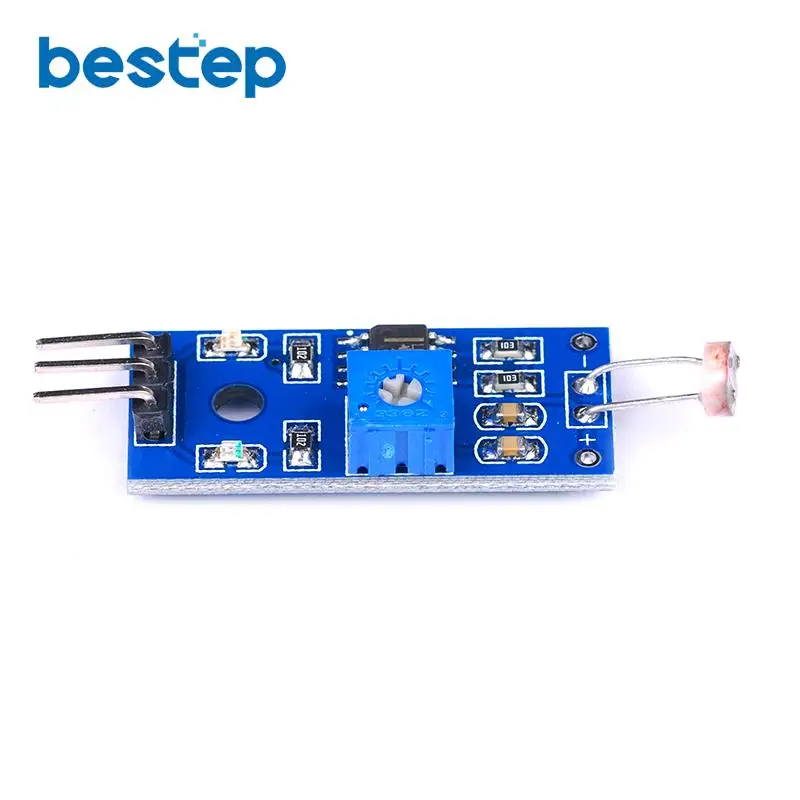 10PCS Optical Sensitive Resistance Light Detection Photosensitive Sensor Module for arduino 3pin DIY Kit | Электронные