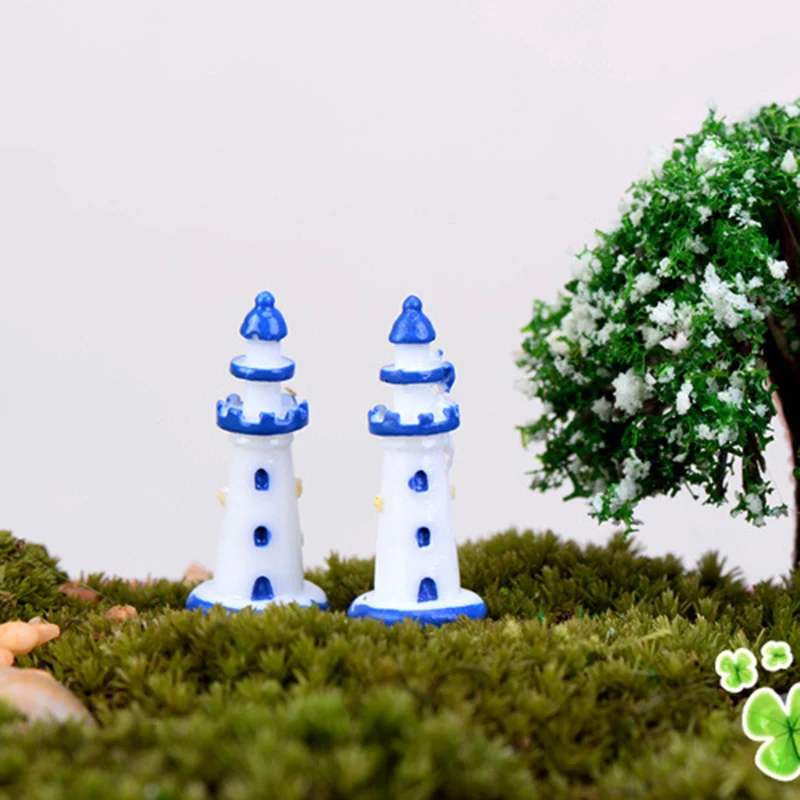 Синий световой маяк сигнальный огонь модель морских фараонов маленькая