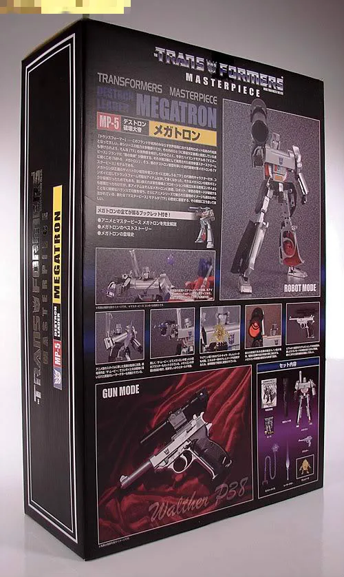 MP05 Takara Tomy Трансформеры роботы Япония MP05 MP-05 Megatron деформация фигурка игрушка Коллекционная трансформация - Цвет: MP05