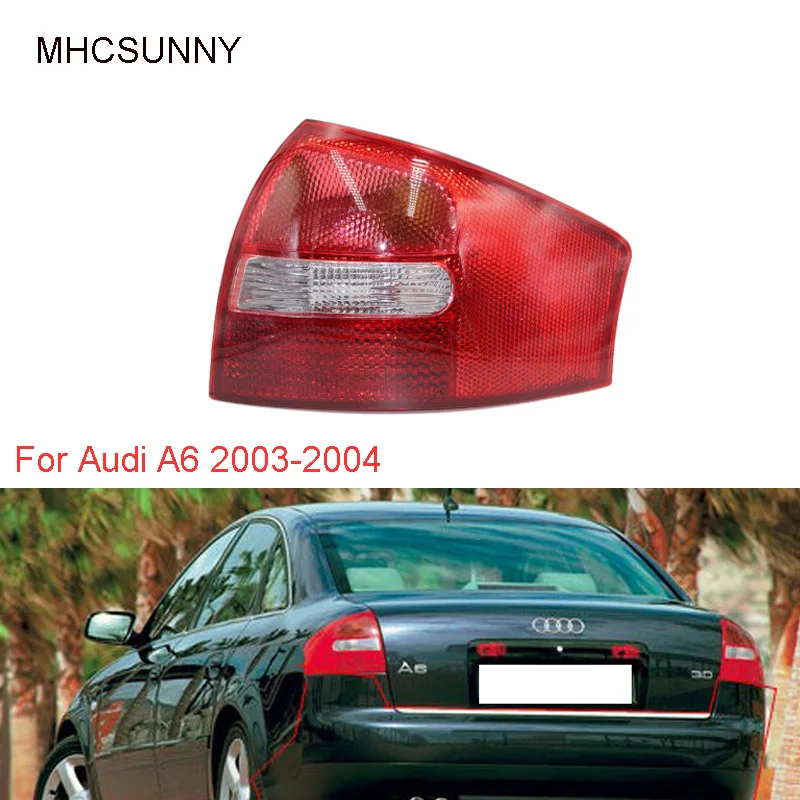 Хвост светильник Корпус для Audi A6 C5 салон/седан 2003 2004 без лампы Задний левый и