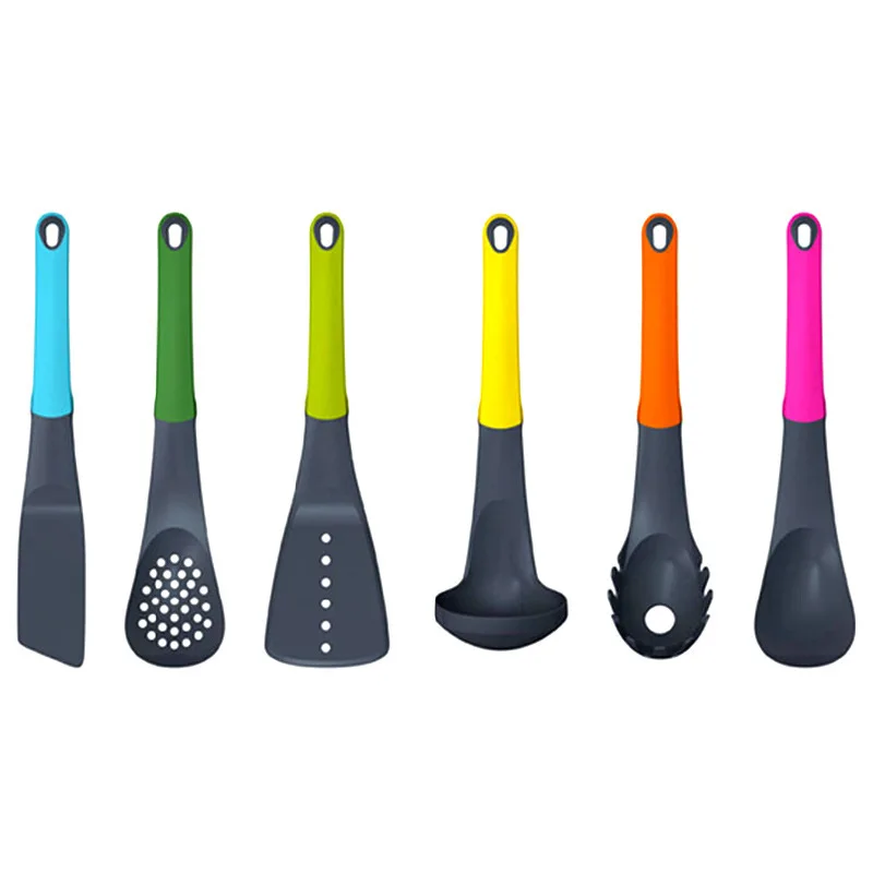 Нейлоновые кухонные принадлежности 6 комплектов ложки лопатки набор кухонных