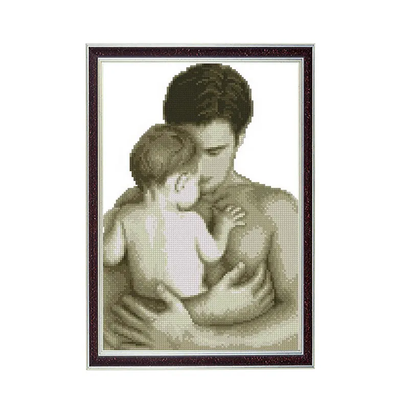 Отцовская Любовь Набор крестиков 11CT узор хлопок шелк полная вышивка сделай сам