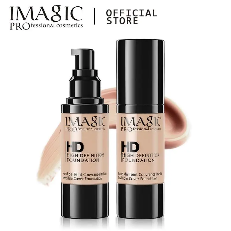 

IMAGIC Whitening Moisturizing HD Liquid Foundation Highlight Shadow Makeup Cosmetic