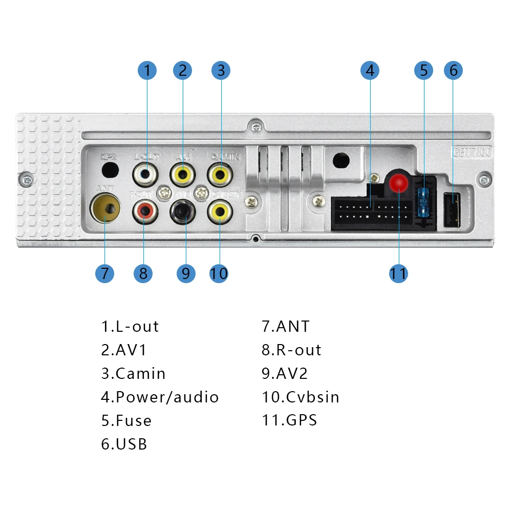 Автомагнитола Hikity 1 din 7 '' с автоматическим выдвижным экраном радио GPS