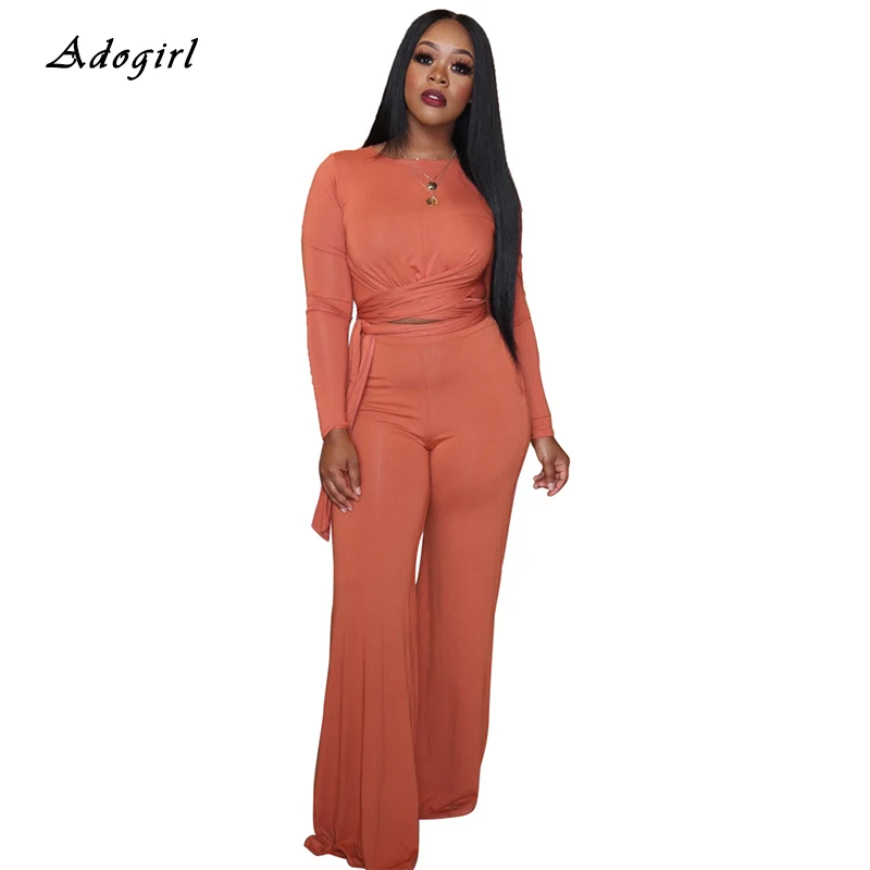 Осенний комплект из двух предметов пуловер худи в повседневном стиле топ с