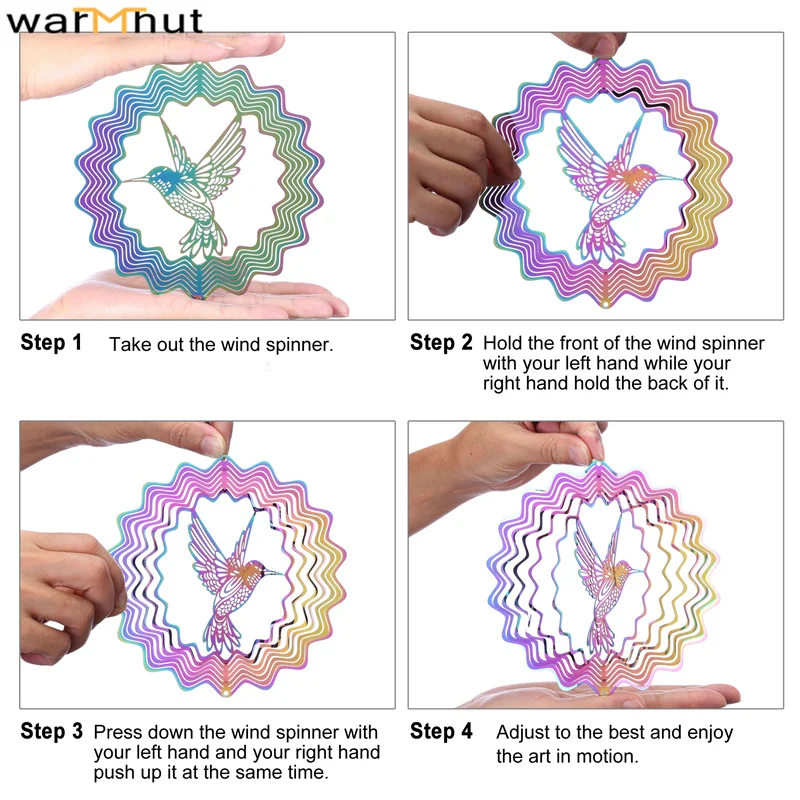 Музыкальная подвеска из нержавеющей стали для сада 15 см | Дом и сад