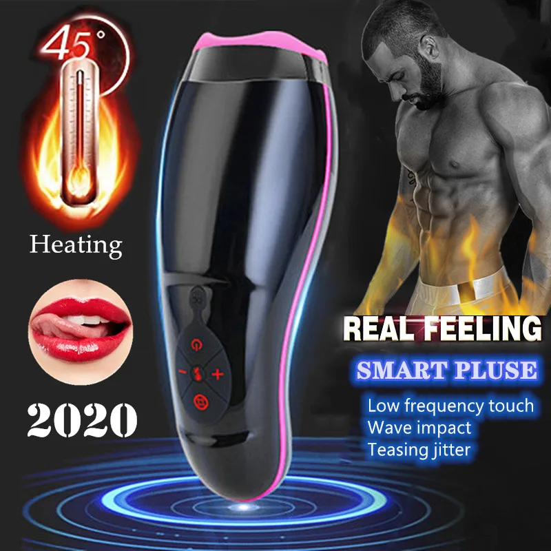 Оральный секс рот Отопление Мужской мастурбатор силиконовая киска