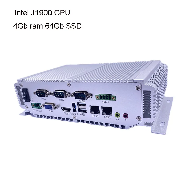 Безвентиляторный мини-ПК 4 Гб ram 64 SSD промышленный компьютер 1 * VGA HDMI | Компьютеры и