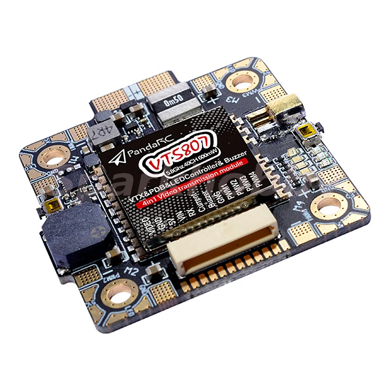 1 шт. PandaRC VT5807 5 8 ГГц 40CH 25 600 мВт 2 6S Lipo видео TX VTX встроенный PDB 85db зуммер BEC