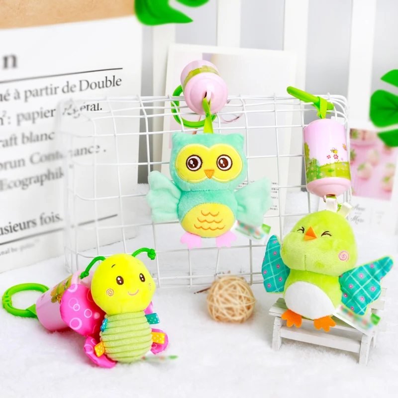 

Newborn Bed Bell Baby Toy 0-1 Year Old Baby Rattle With BB Device Baby Car Hanging