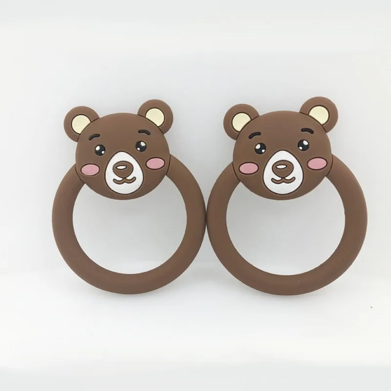 

Baby Teether Pacifier Cartoon Teething Nursing Silicone BPA Free Necklace Toys