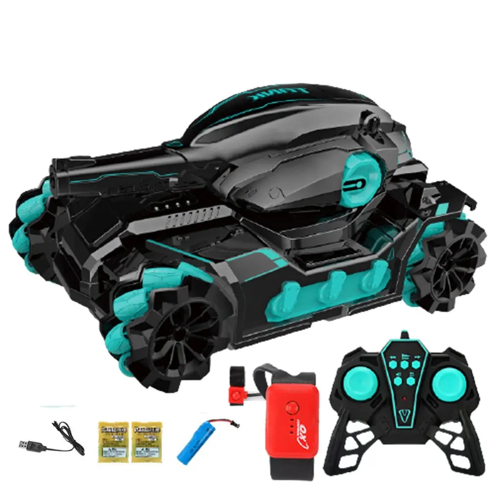 

Children's Toy Water Bomb Tank Electric Gesture Remote Control Water Bomb Tank Car Multiplayer Battle Toy Remote Control Car