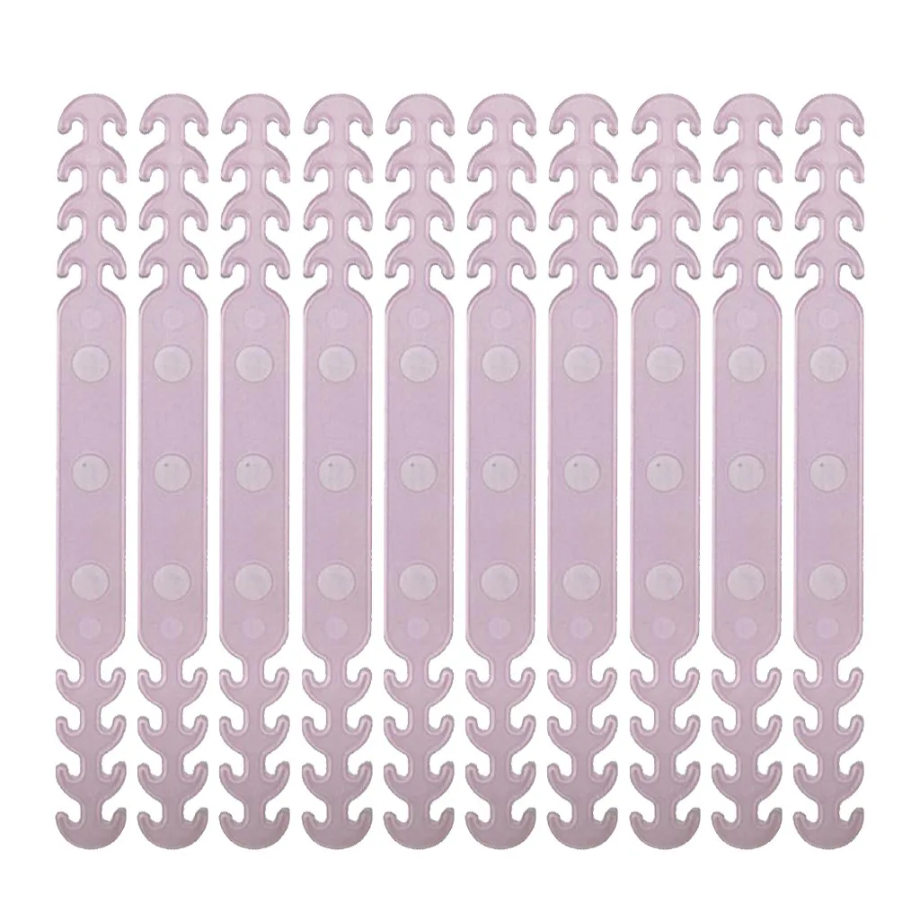 10pc Plastic Mask Adjustable Silicone Hanging Buckle Extension Strap Halloween Woman Маска Анонимуса Mascarillas マスク |